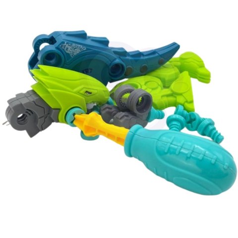 WOOPIE Zestaw Dinozaury do Skręcania 4 szt. Zestaw Konstrukcyjny w Pudełku + 2 Śrubokręty WOOPIE Zestaw Dinozaury do Skręcania 4 szt. Zestaw Konstrukcyjny w Pudełku + 2 Śrubokręty