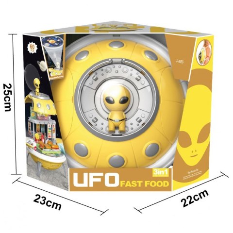 WOOPIE Sklep Fast Food 3w1 Plecak Projektor UFO 60 el. WOOPIE Sklep Fast Food 3w1 Plecak Projektor UFO 60 el.