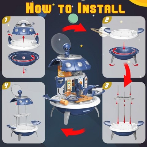 WOOPIE Warsztat 3w1 Plecak Projektor UFO 52 el. WOOPIE Warsztat 3w1 Plecak Projektor UFO 52 el.