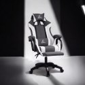 Fotel gamingowy obrotowy LevelUp z podnóżkiem i poduszką masującą KO29GRAF Fotel gamingowy obrotowy LevelUp z podnóżkiem i poduszką masującą KO29GRAF