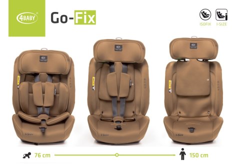 4 BABY Fotelik GO-FIX 76-150cm MOKKA I-SIZE 4 BABY Fotelik GO-FIX 76-150cm MOKKA I-SIZE